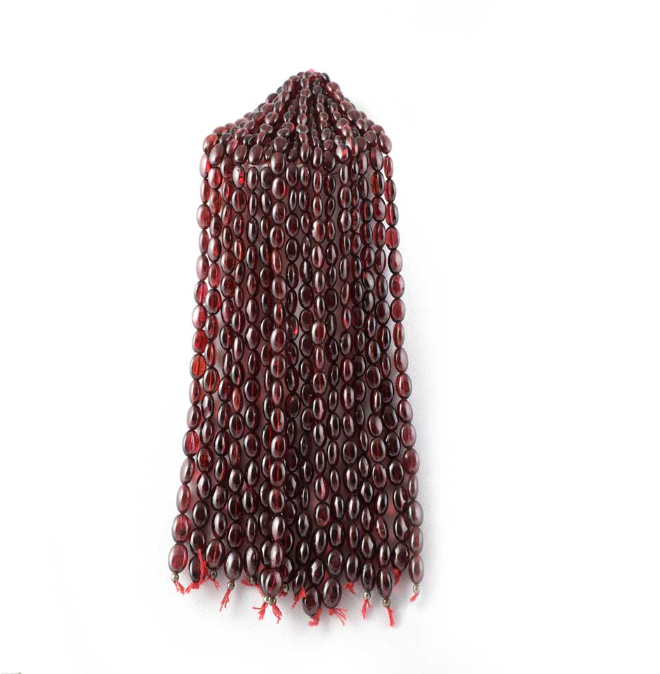 Burma Spinel Oval Ruby Beads