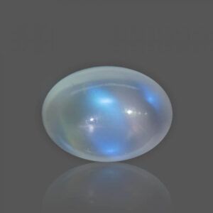 Natural Rainbow Moonstone Oval Shape Blue Fire Cabochon